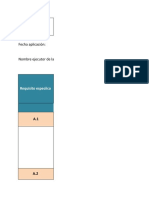 Fecha Aplicación: Nombre Ejecutor de La Verificación