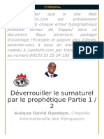 Déverrouiller Le Surnaturel Par Le Prophétique - David Oyedepo - Jutiliselafoi - Com