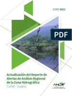 Actualización Del Reporte de Alertas de Análisis Regional de La Zona Hidrográfica