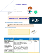 E1 A3 SESION CT Reconocemos La Importancia de Las Vacunas