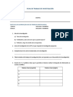 Ficha de Trabajo de Investigación: Datos Del Docente