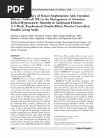 Thomasj. Spencer, Md1 Timothy E. Wilens, Md1 Joseph Biederman, Md1 Richard H. Weisler, Md2 Stephanie C. Read, Ms3 and Raymond Pratt, MD 3