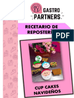 Recetario Cup Cakes Navideños