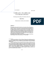 S. Hall - Codificación y Descodificaciónen El Discurso Televisivo