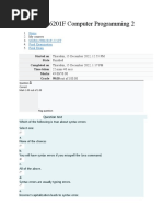 Computer Programming 2 Prelim To Final Exam