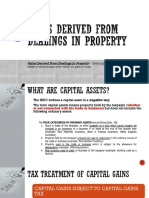 Dealings in Property