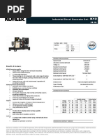 Industrial Diesel Generator Set - 50 HZ: General Specifications