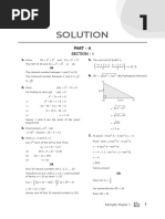 Solution: Part - A Section - I