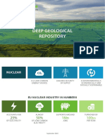 Nucleareurope - Deep Geological Repository Background Paper