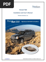 Thinsat®300 Installation and User'S Manual: Thinkom Solutions, Inc