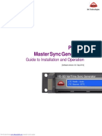 PT5300 Master Sync Generator: Guide To Installation and Operation