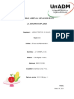 Unidad 2: "El Proceso Administrativo".: Marzo 06, 2021