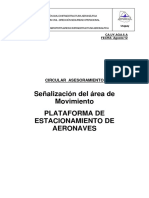 Señalización Del Área de Movimiento PLATAFORMA DE ESTACIONAMIENTO DE AERONAVES