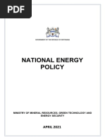 National Energy Policy Final April 2021