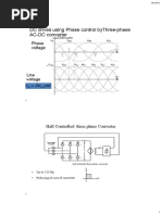 Half Controlled Three Phase Converter: DC Drives Using Phase Control Bythree-Phase Ac-Dc Converter