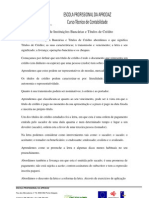 Reflexão de Instituições Bancárias e Títulos de Crédito