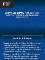 Strategic Brand Management