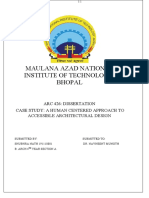 Maulana Azad National Institute of Technology, Bhopal: Arc 426: Dissertation Case Study