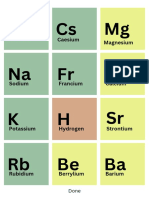 Gen Chem Periodic Table of Elements