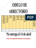 MODELO Directorio