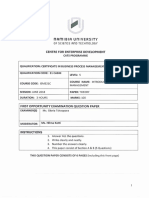 Ism521c - Introduction To Supply Chain Management - 1st Opp - June 2018