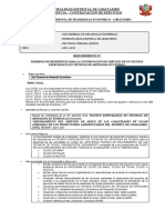 Municipalidad Distrital de Limatambo Terminos de Referencia - Contratacion de Servicios