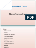 Comprobador de Valores: Llaves Dinamométricas