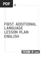 Grade 4: First Additional Language Lesson Plan English