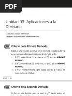 SEMANA 5 - U3-3 - Criterios de La 1ra y 2da Derivada - TERMINADO