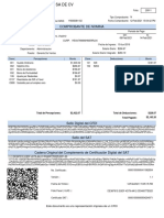 Comprobante de Nomina: Este Documento Es Una Representación Impresa de Un CFDI