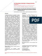 Revista Brasileira de Obesidade, Nutrição e Emagrecimento: ISSN 1981-9919