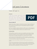 Parcial para Literatura