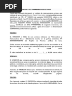 CONTRATO DE COMPRAVENTA DE ACCIONES Mauricio Daniel Carpio Salva