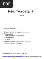 Resumen JAVA Básico