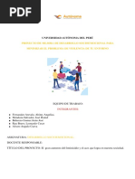 Proyecto de Mejora de Desarrollo Socioemocional para Minimizar El Problema de Violencia de Tu Entorno