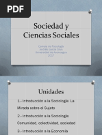 Sociedad y Ciencias Sociales: Carrera de Psicología Andrés García Silva Universidad de Aconcagua 2017