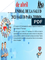 Día Mundial de La Salud 2023 Salud para Todos