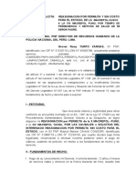 Macrepol-Cusco A La Xiv Macrepol Puno, Por Tiempo de Permanencia Y Motivos de Salud de Mi Señor Padre