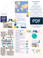 Folleto Tríptico de La Disponibilidad Del Agua en El Mundo