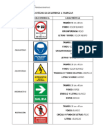 Transito: Tipo de Letrero Modelo Referencia Características