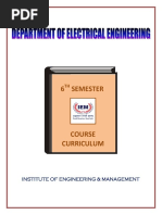 6 Semester: Institute of Engineering & Management