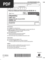 Chemistry: Pearson Edexcel International GCSE (9-1)