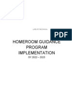 Homeroom Guidance Program