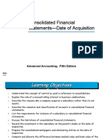 Consolidated Financial Statements-Date of Acquisition