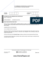 University of Cambridge International Examinations International General Certificate of Secondary Education