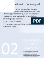 La Composition Du Coût Marginal: Er Éme