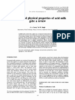 1998 Formation and Physical Properties of Acid Milk