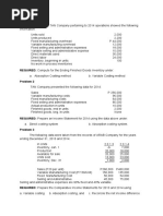 MAS Sample Prob Variable Costing Harina