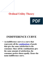 Ordinal Utility Theory