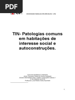 TIN-Patologias Comuns em Habitações de Interesse Social e Autoconstruções